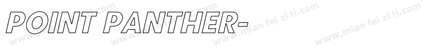 Point Panther字体转换